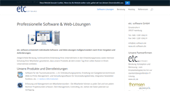 Desktop Screenshot of etc-software.de