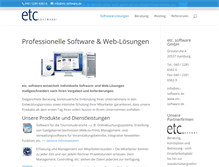 Tablet Screenshot of etc-software.de